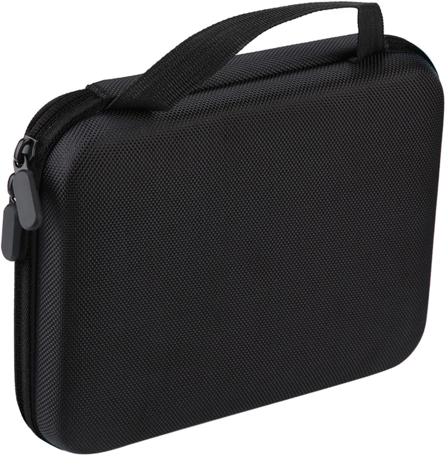 63 Slots Essential Oil Carrying Case, 1-3ml vial portable Essential Oil Storage Bag Case Box, Hard EVA Shell Impact and Leak Proof Large Capacity Organizer with Carrying Handle (Black)