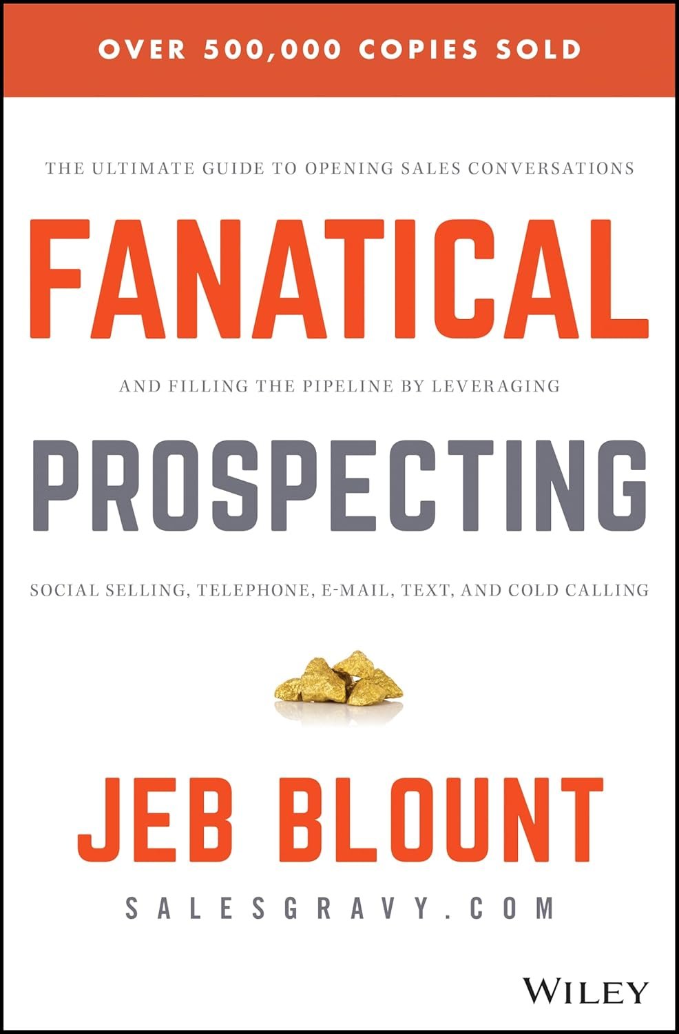 Fanatical Prospecting: The Ultimate Guide to Opening Sales Conversations and Filling the Pipeline by Leveraging Social Selling, Telephone, Email, Text, and Cold Calling (Jeb Blount)
