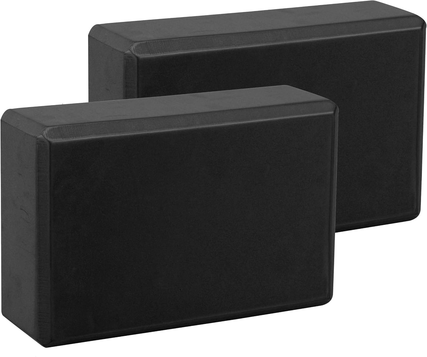 EXERZ Yoga Blocks 2 pack, Gym Blocks, Exercise Workout Fitness Bricks, Pilates Stretch Handstand Non-Slip