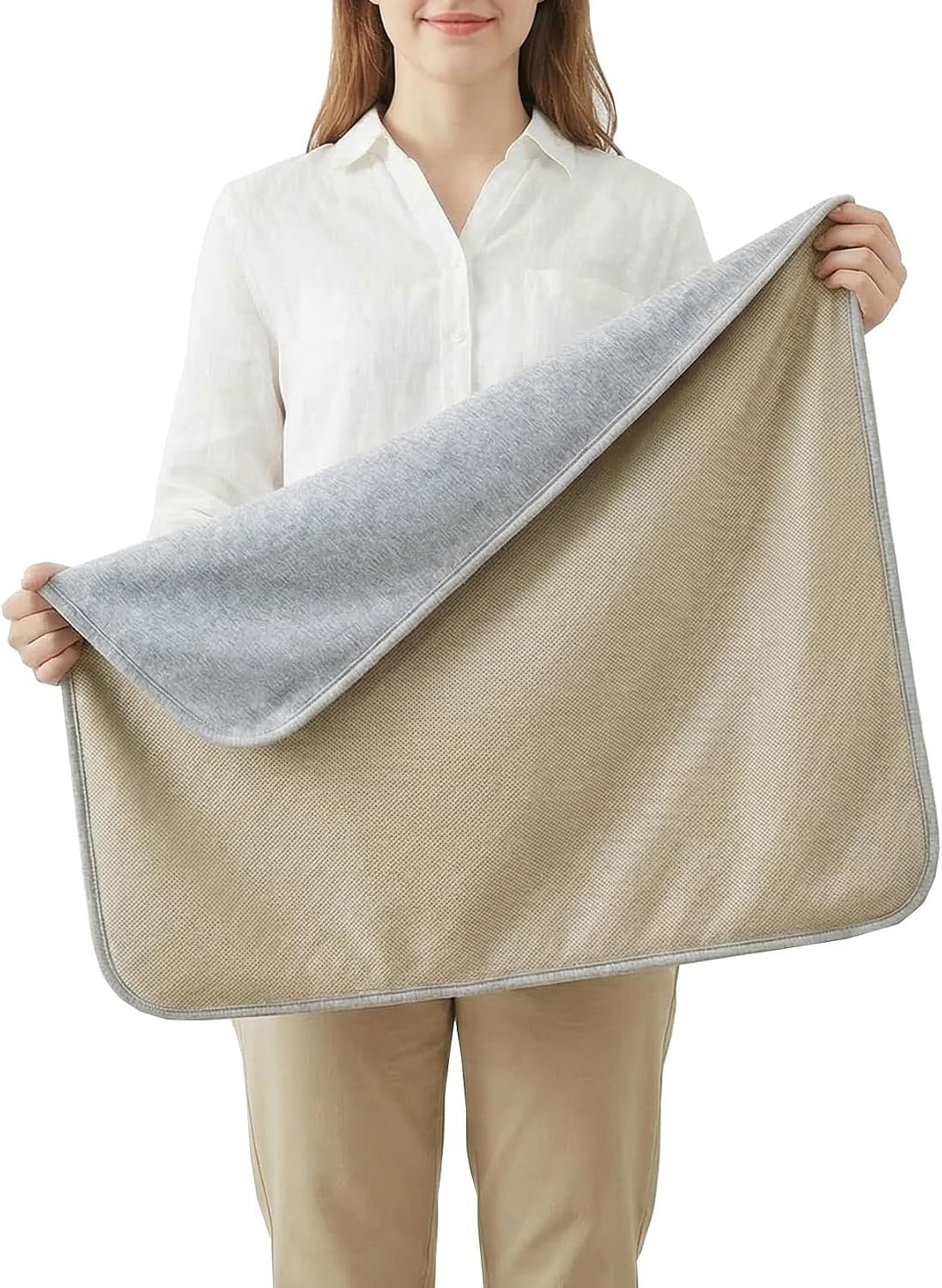 Amerthing Faraday Blanket,Electromagnetic Shielding Blanket While Using Your Laptop and Phone EMF Shielding Faraday Fabric(18″*21″)
