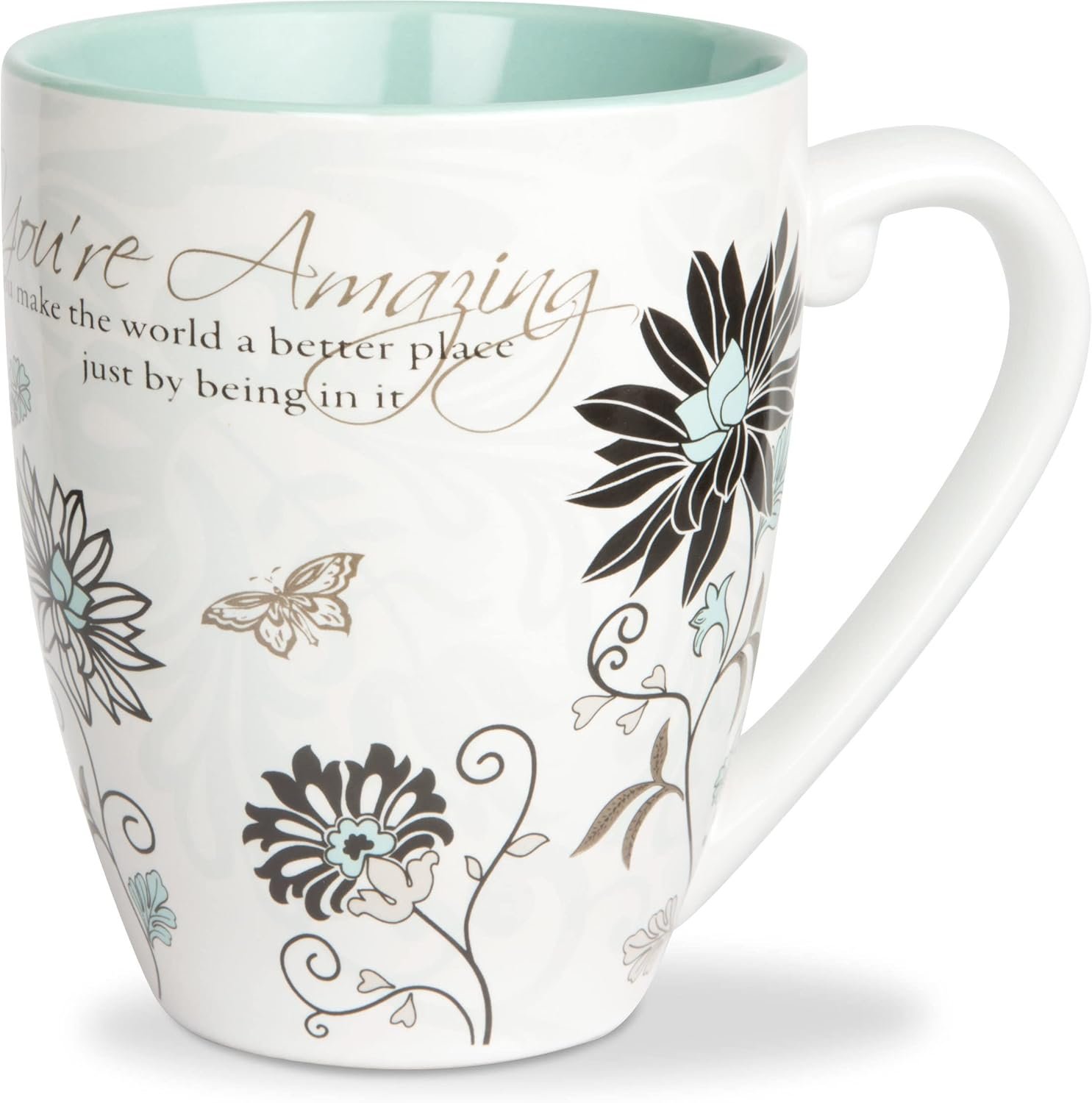Mark My Words “You’re Amazing” Ceramic Mug, 20-Ounce