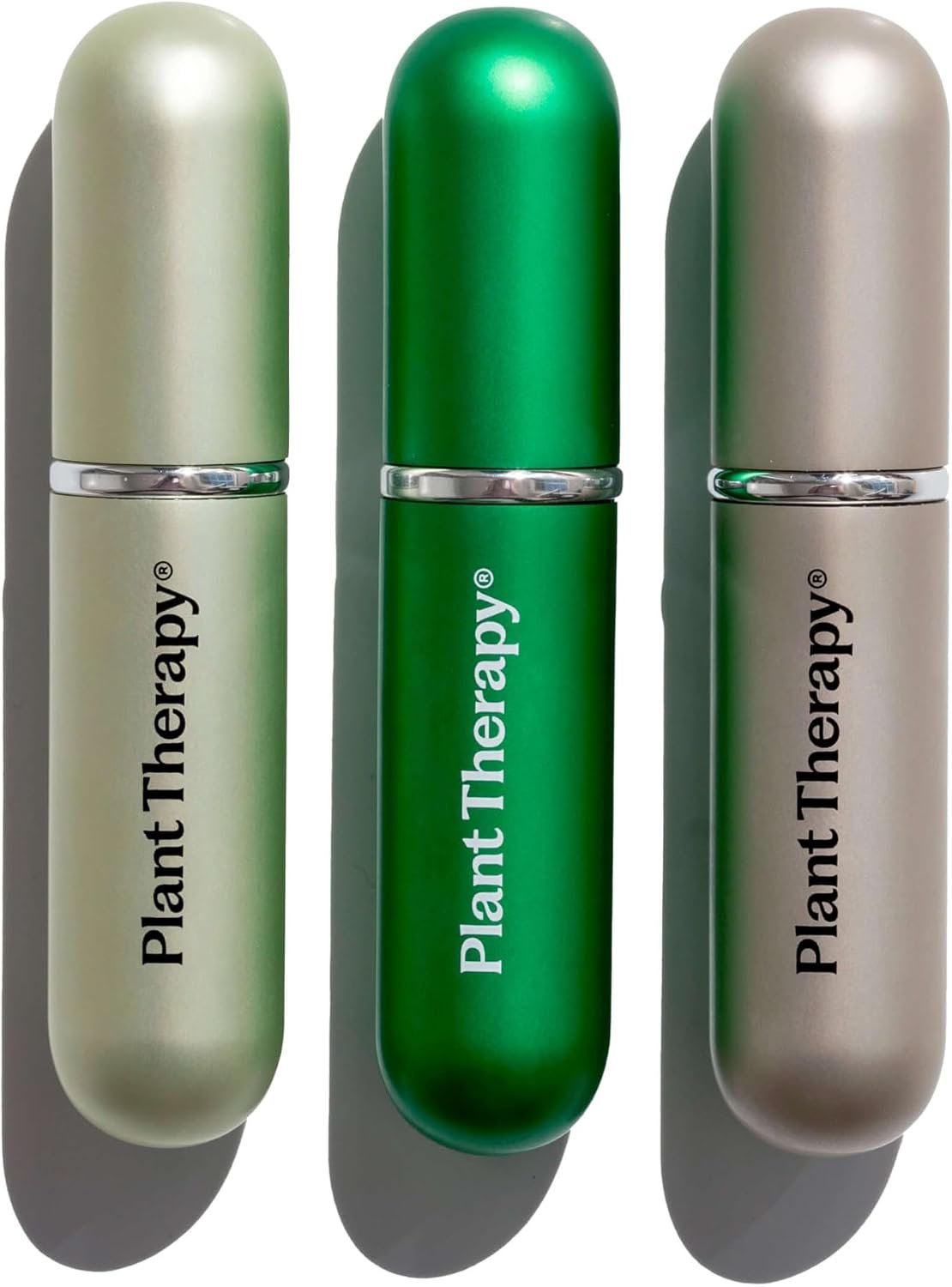 Plant Therapy Essential Oils Aromatherapy Nasal Inhaler Multi-Color Sticks, 3-Pack Personal, Portable, Aluminum & Glass Inhalers with Cotton Wicks – Joyful Aromatherapy Anywhere!
