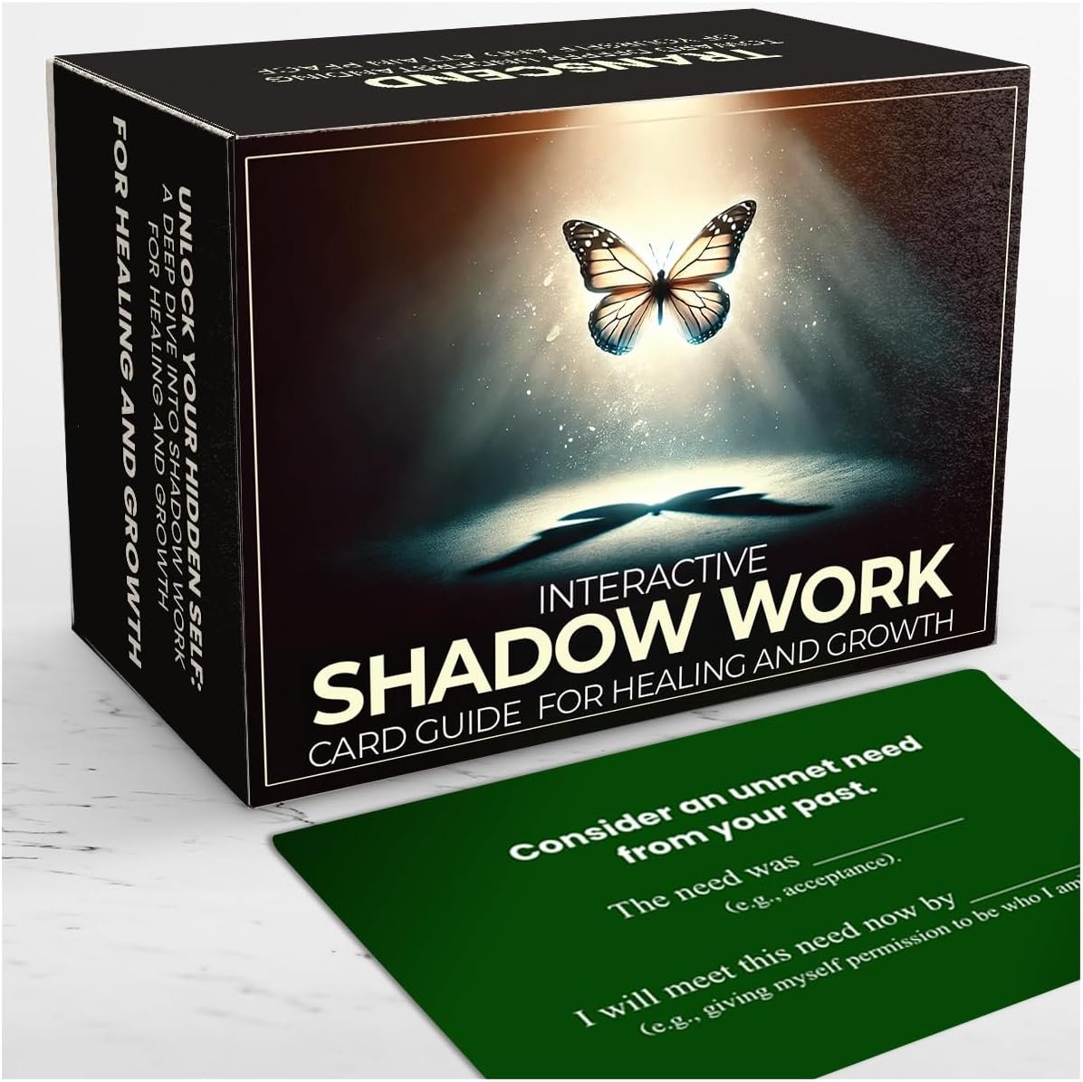 Shadow Work Cards The First, Interactive Shadow Work Game Distilled from Shadow Work journals
