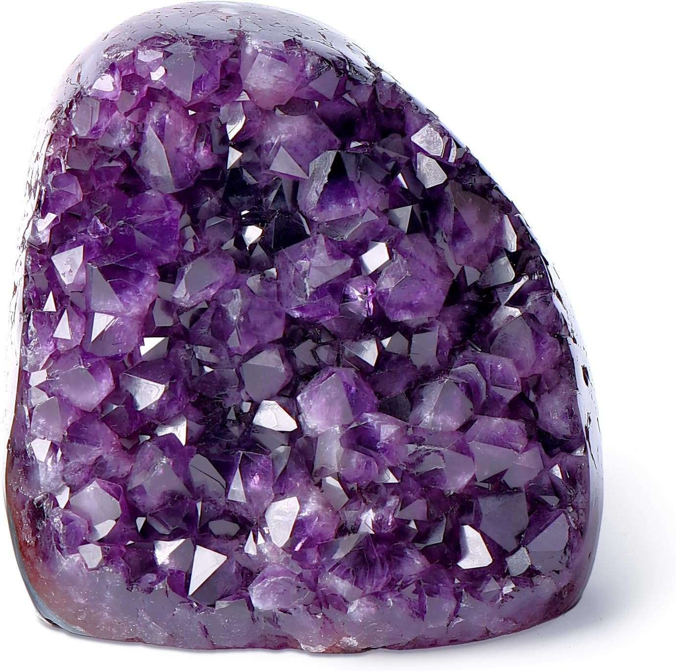 Amethyst Crystal Cluster – Raw Amethyst Stones, Gemstones, Healing Crystals Rock, Mineral Geode Amethyst Rocks Stones Energy Balancing Gemstones Gifts for Women Men