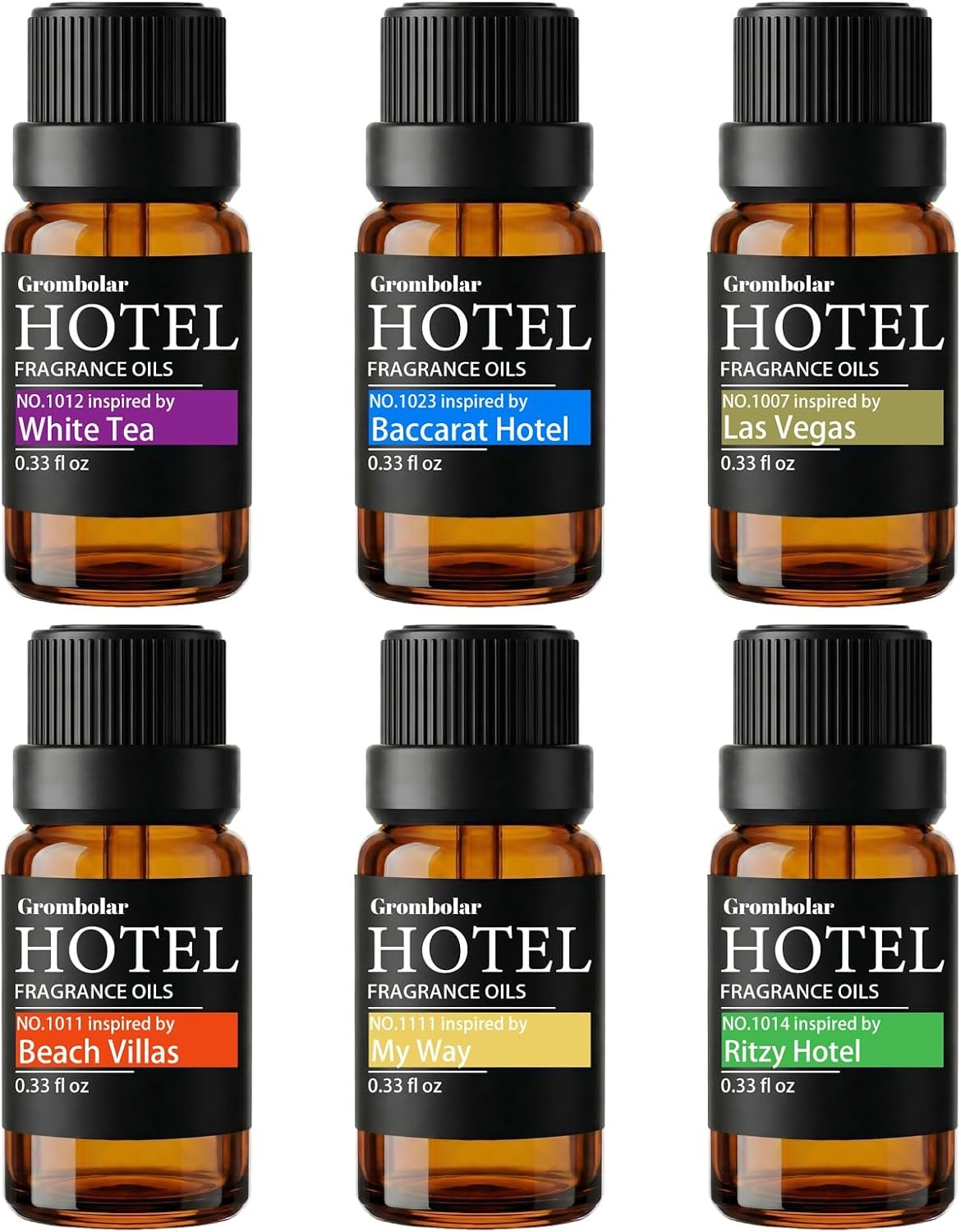 Essential Oils Set-Hotel Collection Diffuser Oil Gift Set,Premium Essential Oil for Diffusers, Home Care, Fragrance, Humidifiers