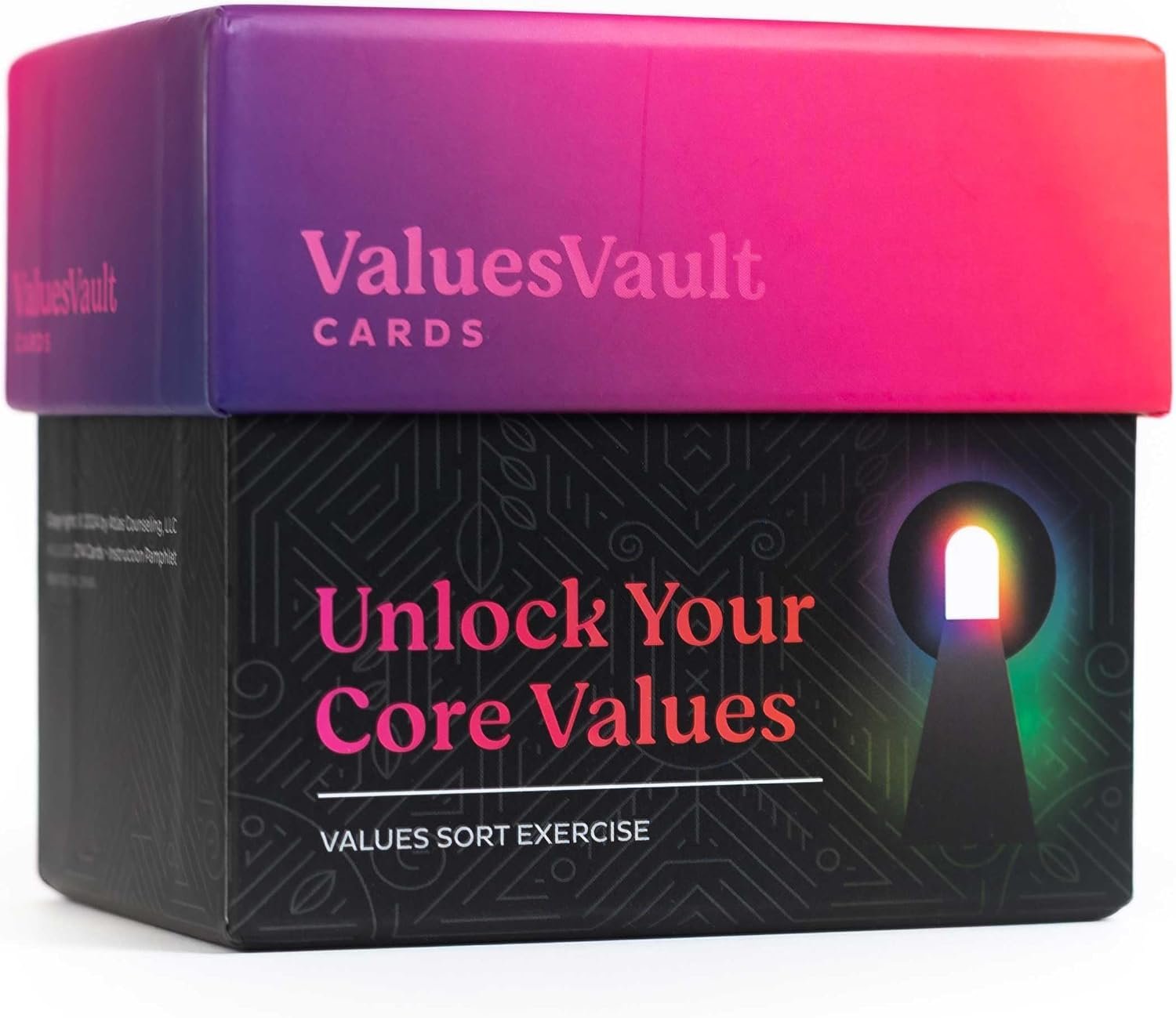 Core Values Cards Sort Deck 208 Values Cards | Therapist-Designed for Self Discovery & Personal Growth Tool