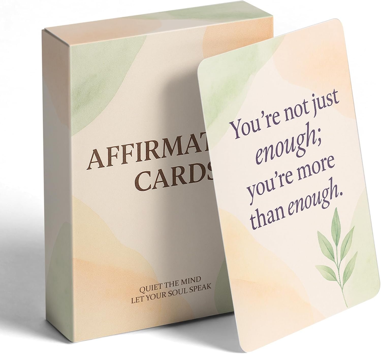 Affirmation Cards – Daily Inspirational and Motivational Cards | Best gift for women,Promote self-confidence,Contains no profanity or slang,Self-care