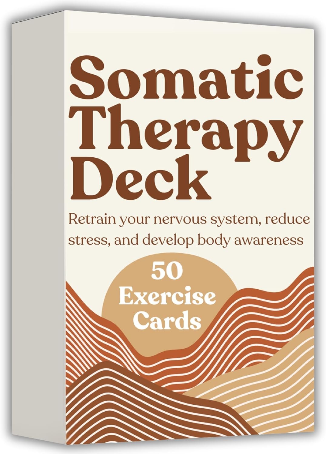 Somatic Therapy Cards: 50 exercises for nervous system regulation | Reset Nervous System, Relieve Anxiety, Soothe Stress, Mindfulness & Breathwork, Daily Movement
