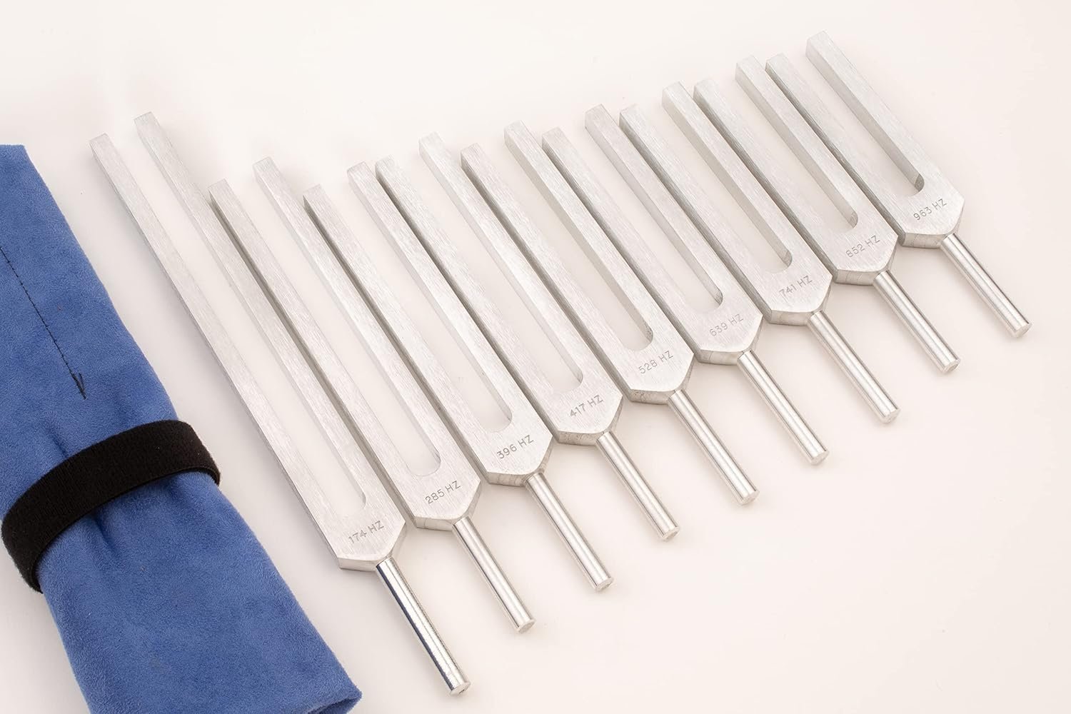 Solfeggio Tuning Forks for Healing Set – Made in the USA – Chakra Tuning Fork Set Includes 528 hz Tuning Fork – Sound Healing Instruments & Sound Therapy Instruments
