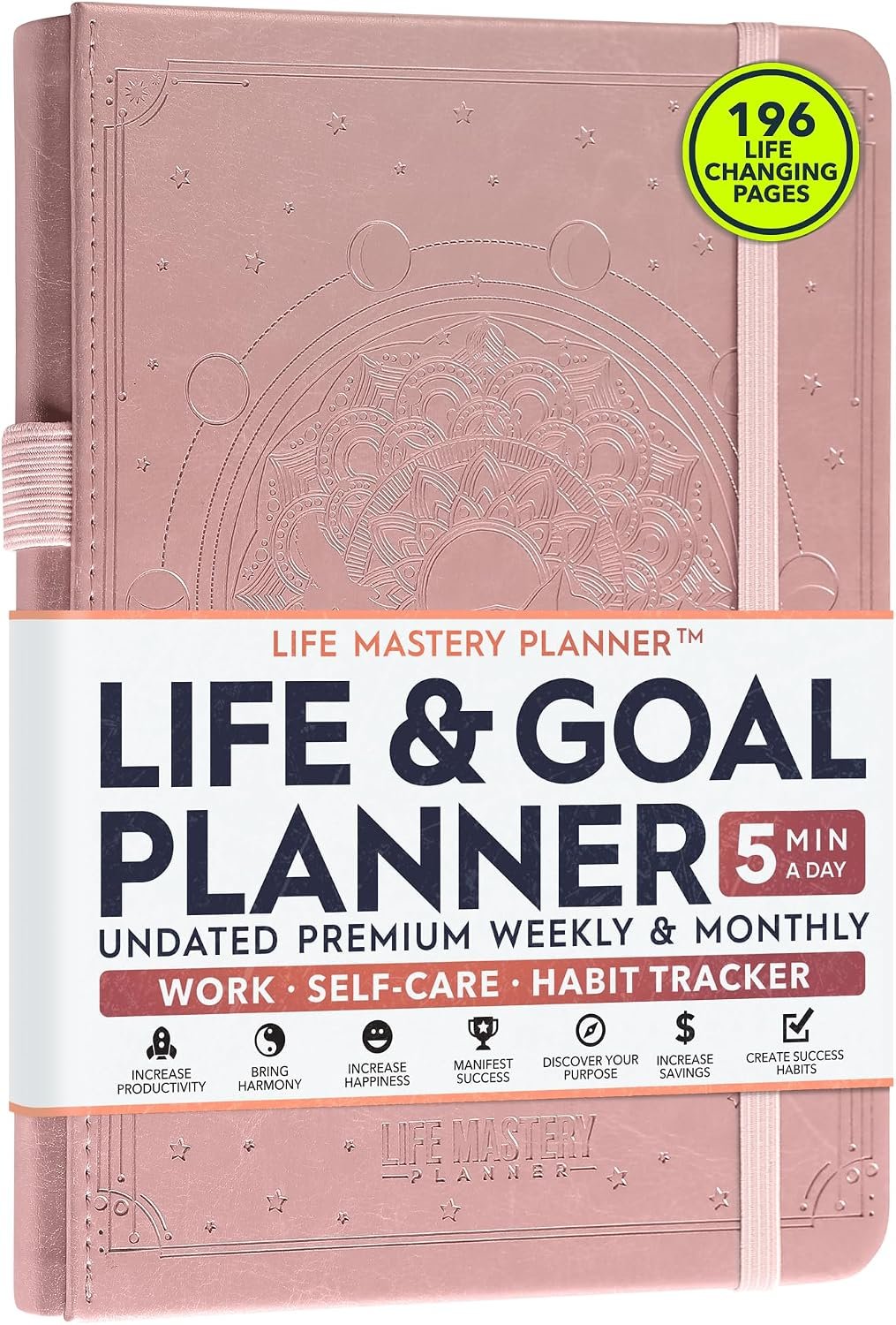 Life and Goal Planner – Undated Daily, Weekly & Monthly Planner for Passion, Organizer, Increase Productivity, Purpose, Success & Happiness, Journal, Agenda, To Do List, Business Planner, Notes,
