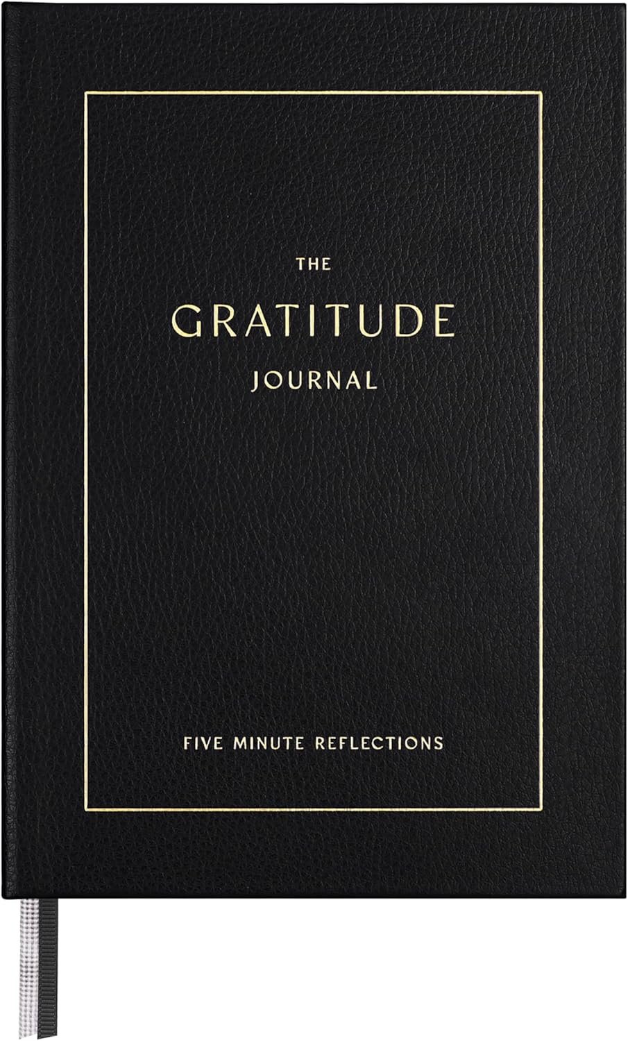 &And Per Se Gratitude Journal – 5 Minute Daily Practice for Women with Prompts & Quotes – Undated Mindfulness & Happiness Notebook (Bold Black)