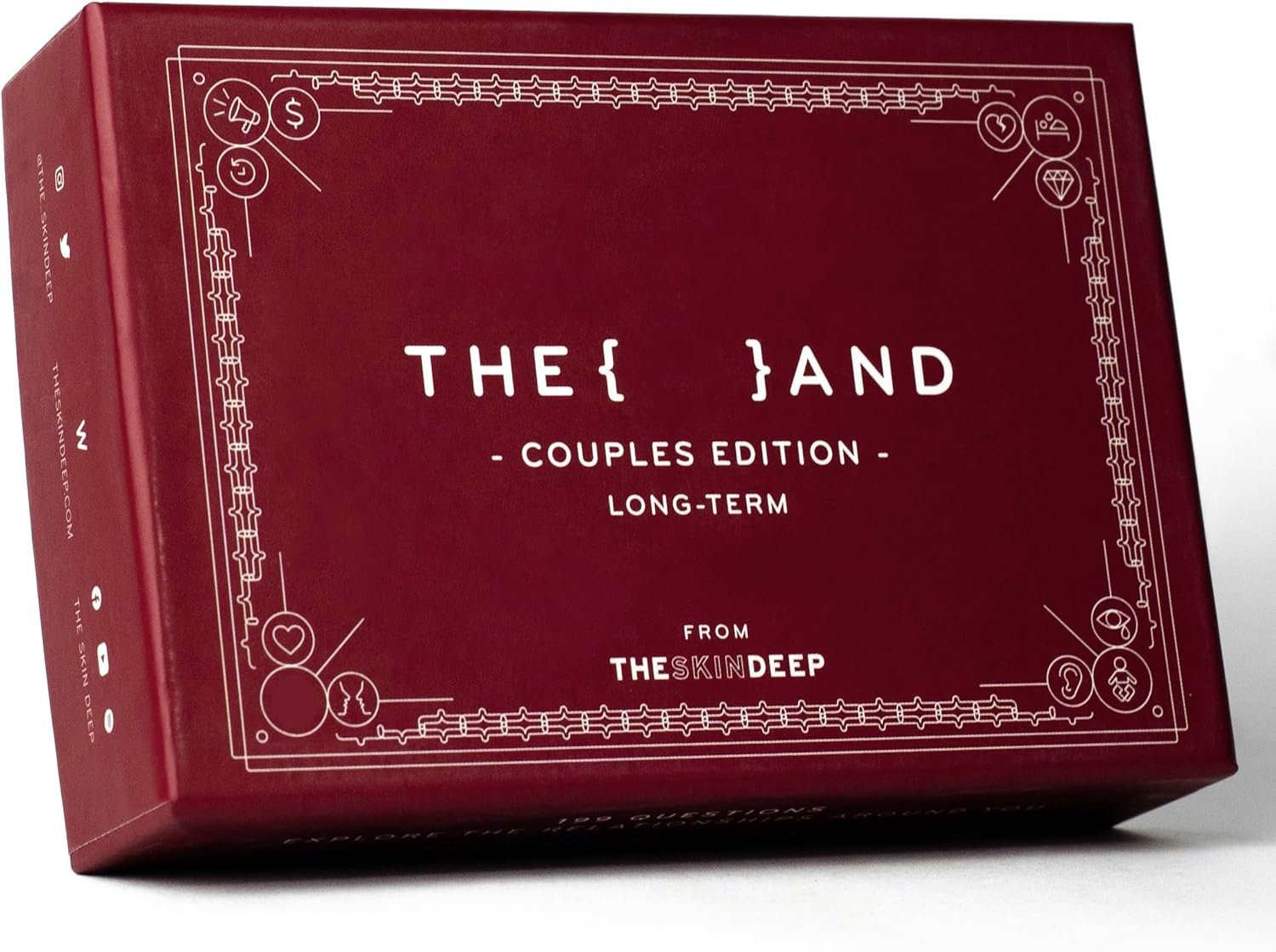 {THE AND} Long Term Couples Edition – 199 Meaningful Conversation Cards for Couples – Questions to Reconnect & Deepen Relationships – Couples Card Game to Reflect & Rediscover Love by The Skin Deep