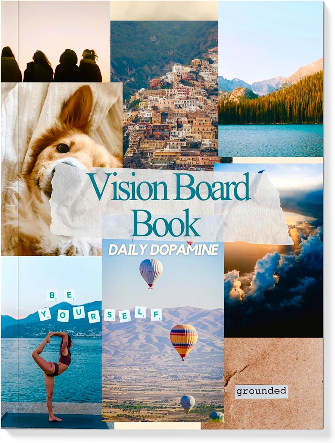 Vision Board Book – 1000+ Aesthetic Images & Bilingual Affirmations, Vision Board Supplies, Collage & Scrapbook Magazine for Manifestation, Goal Setting & Dream Board – Clip Art for Women