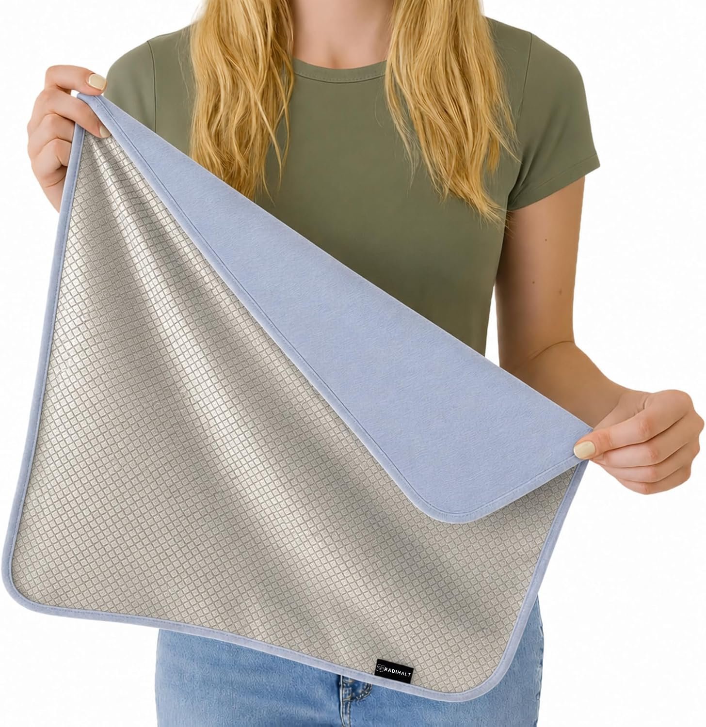 EMF Protection for Cell Phone – EMF Blanket Blocker with Faraday Fabric for Radiation Protection While Using Your Laptop and Phone