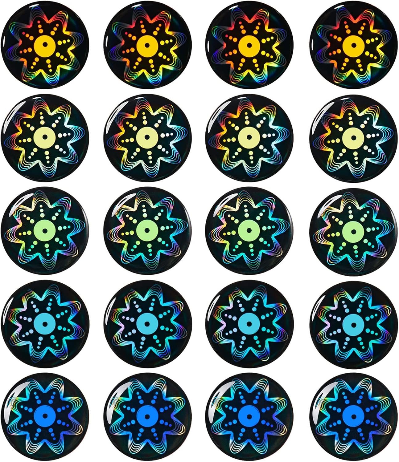 Zonon 18 Pieces Emf Stickers Emf Blocker for Cell Phone Equipment Neutralizers Devices Accessories for Laptops Computers(Delicate Style)