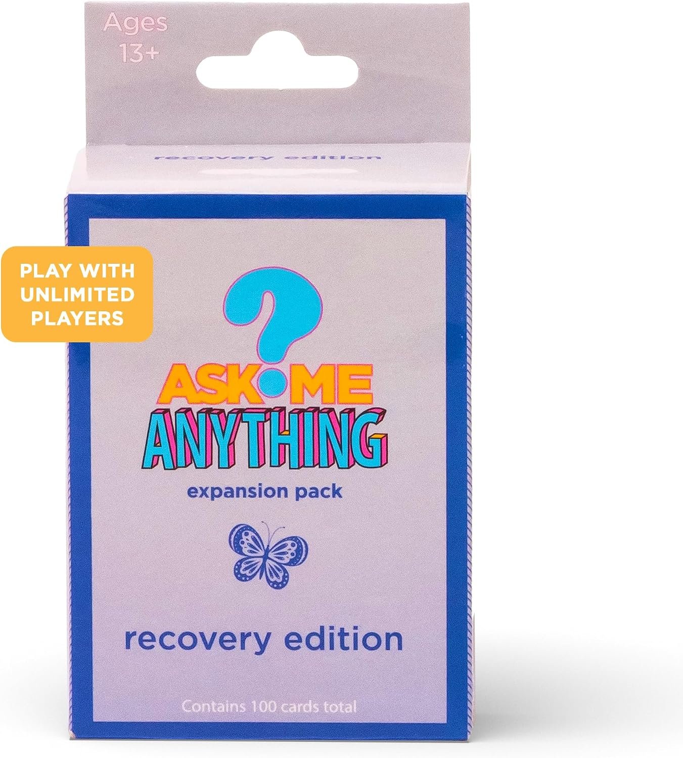 ASKMEANYTHING Recovery Pack Card Game – 100 Cards for Self-Improvement, Coping Skills, and Group Therapy