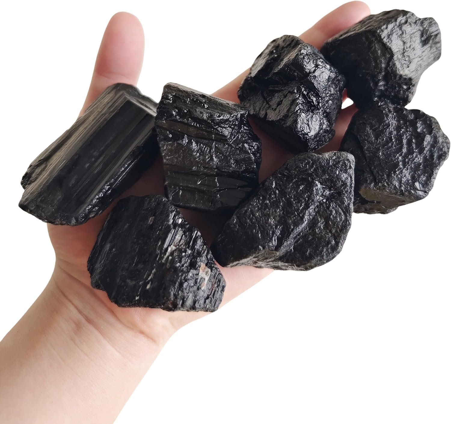 Luckeeper 1 lb Rough Crystals Bulk Raw Healing Stones for Tumbling, Wire Wrapping, Wicca Reiki,Meditation