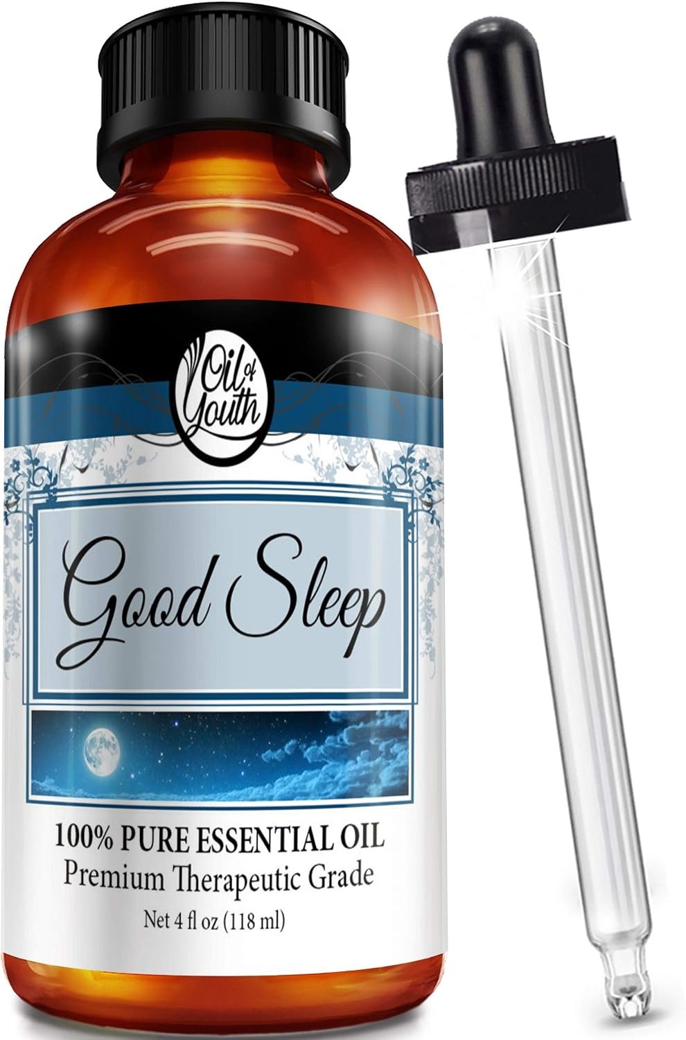 Oil of Youth 4 Ounce Bulk Good Sleep Blend Essential Oil – Therapeutic Grade – Pure & Natural – Sleep Oils for Diffuser – Essential Oils for Sleeping