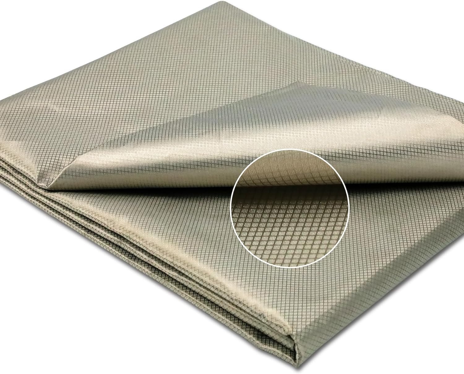 Faraday Fabric,Faraday Cloth 43.3″x118″ Big 3.3 Yard Military Grade Conductive Material Protection EMP & Signal Blocking Fabric from WiFi,GPS