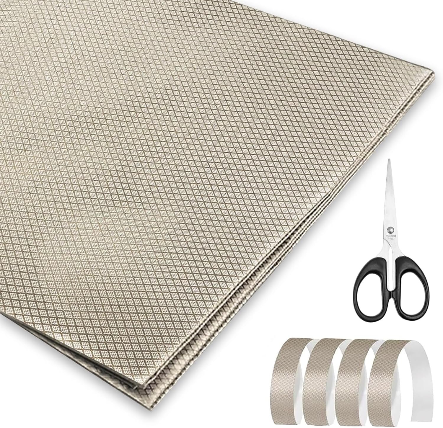 Faraday Fabric Military Grade Fabric Nickel Copper Faraday Cloth for WiFi, GPS, Bluetooth, RFID, EMP (98×43 inch)