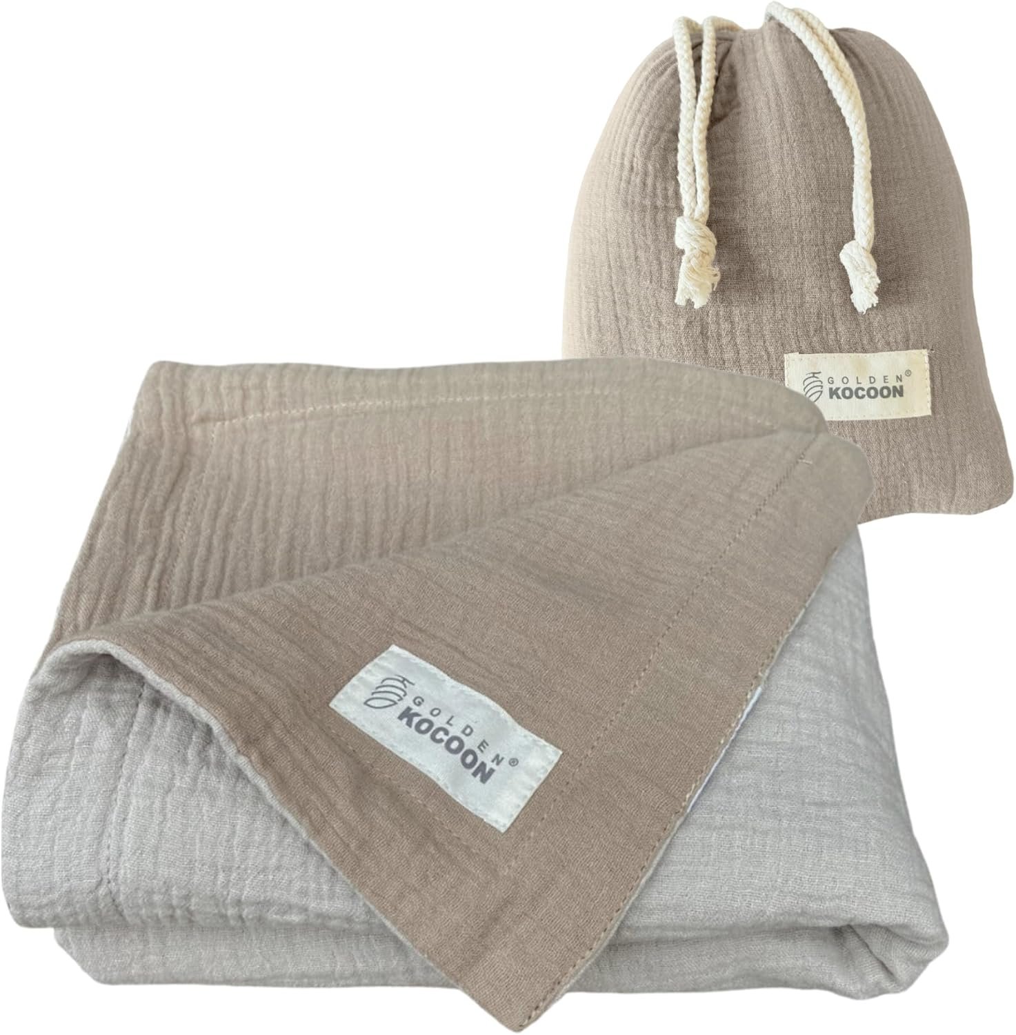Golden Kocoon® E.M.F Lap Blanket- Organic Cotton with EcoMesh™ Silver Tech