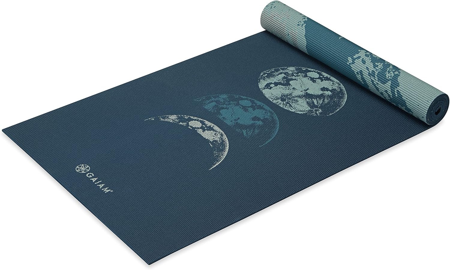 Gaiam Yoga Mat – Premium Print Reversible Extra Thick Non Slip Exercise & Fitness Mat for All Types of Yoga, Pilates & Floor Workouts