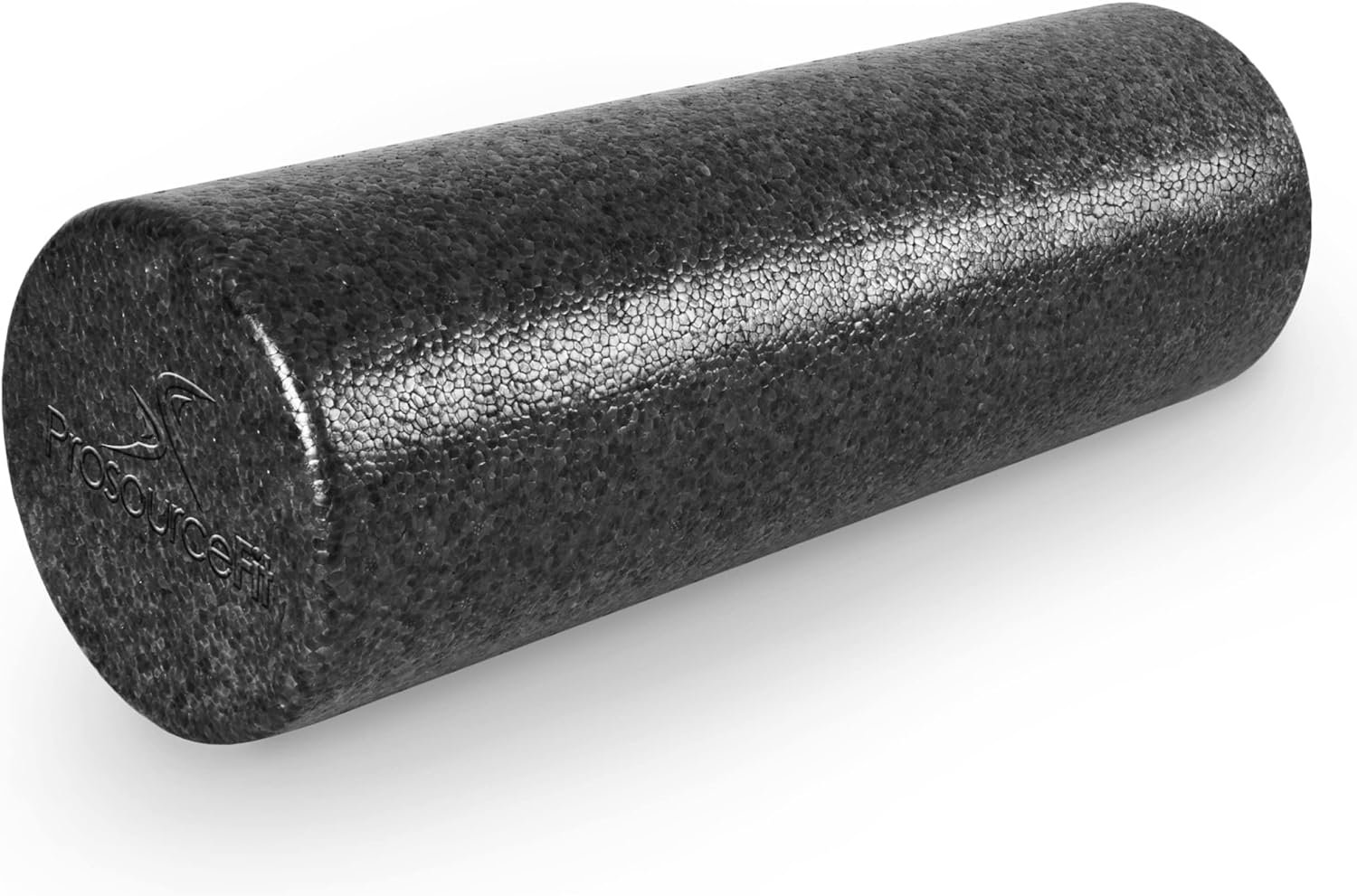 ProsourceFit High Density Foam Rollers 18 – inches long, Firm Full Body Athletic Massage Tool for Back Stretching, Yoga, Pilates, Post Workout Muscle Recuperation, Black