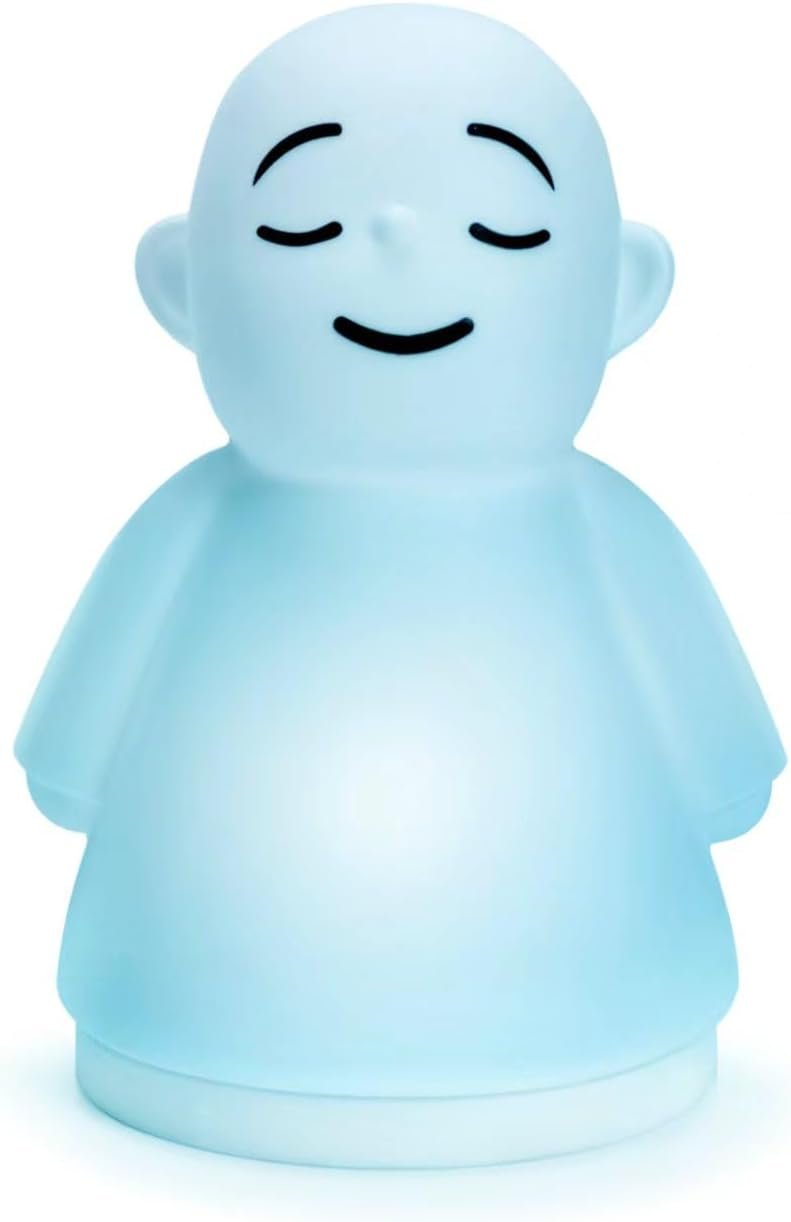 Mindfulness Meditation Anxiety & Stress Relief Tool for Women Men- Relaxing for Adults Kids – Upgraded 2 in 1 Touch Breathing Night Light