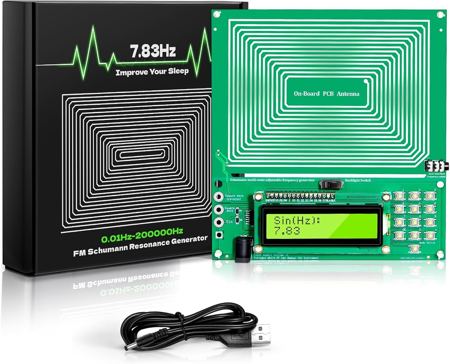 Schumann Resonance Generator (0.01Hz-200KHz) I Frequency Generator