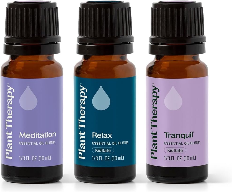 Plant Therapy Relaxation Essential Oil Blend Set