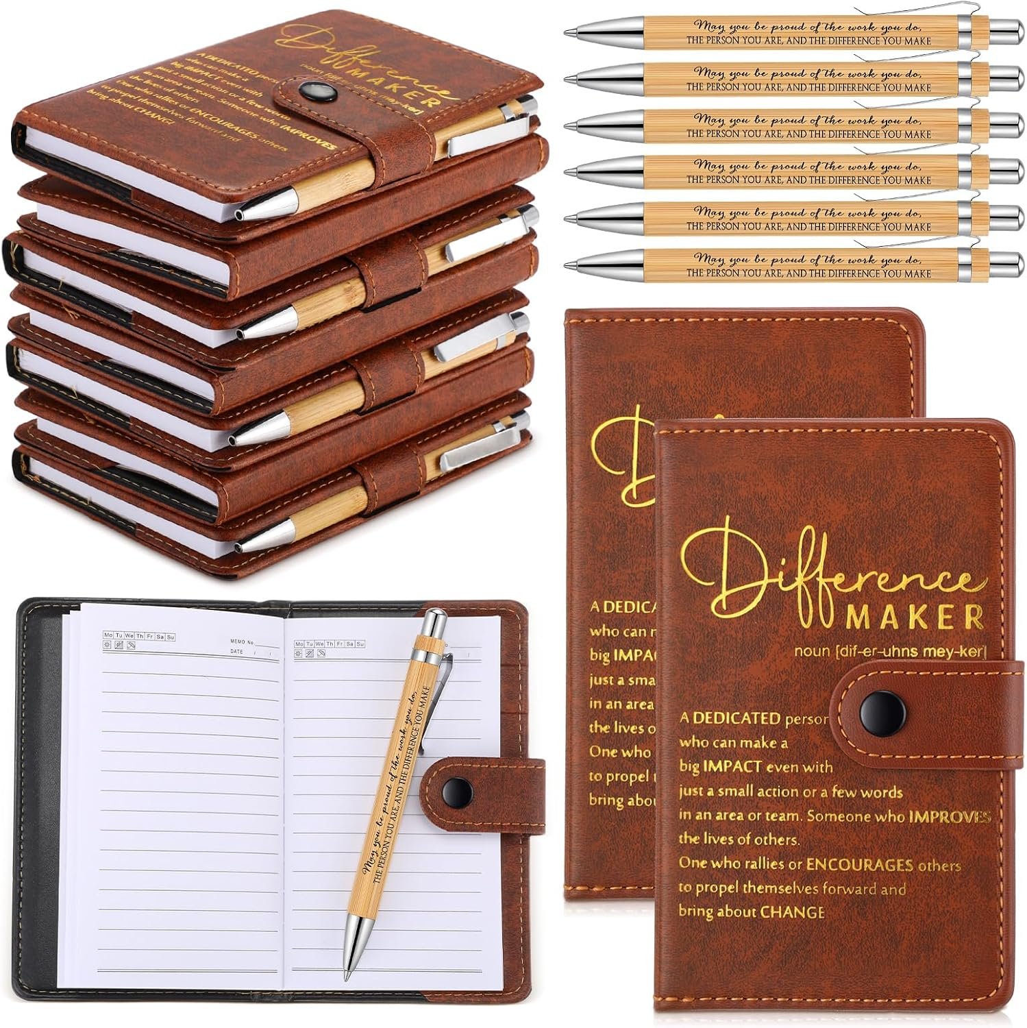 Honoson 10 Sets Difference Maker Employee Appreciation Gift for Staff